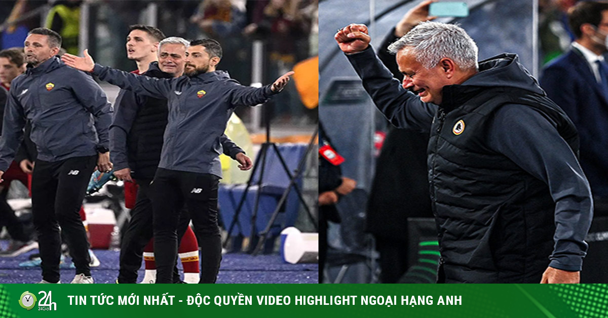 Mourinho burst into tears like a child: Set an unprecedented record with AS Roma