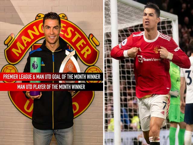 Bóng đá - Ronaldo được đề cử hay nhất Ngoại hạng tháng 4, đua De Bruyne - Son Heung Min