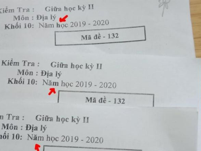 Bạn trẻ - Cuộc sống - Đề thi môn Địa khiến teen "éc ô éc": Thử thách 6 ngày 6 đêm phân biệt mã đề thi, gét gô!