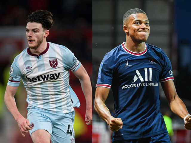 MU có cơ hội đón Declan Rice trăm triệu bảng, Real lo ”ôm hận” vụ Mbappe (Clip 1 phút Bóng đá 24H)