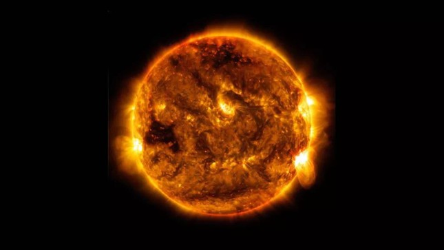 Hình ảnh một tia sáng của mặt trời do NASA chụp