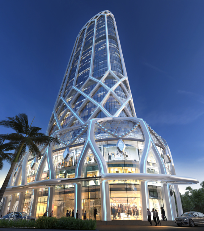 Diamond Crown Hai Phong được thực hiện bởi KTS Massimo Mercurio, top 31 KTS xuất sắc nhất thế giới