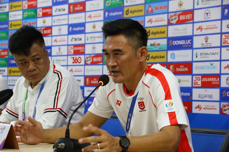 Live press conference of U23 Laos - U23 Singapore: A heated controversy for a late goal (SEA Games 31) - 1