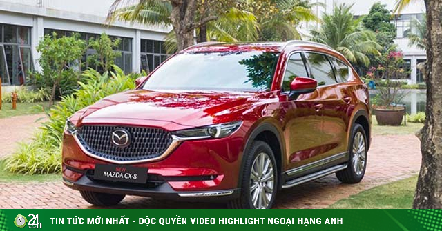 Mazda CX-8 upgraded version launched in Vietnam market, priced at more than 1 billion VND