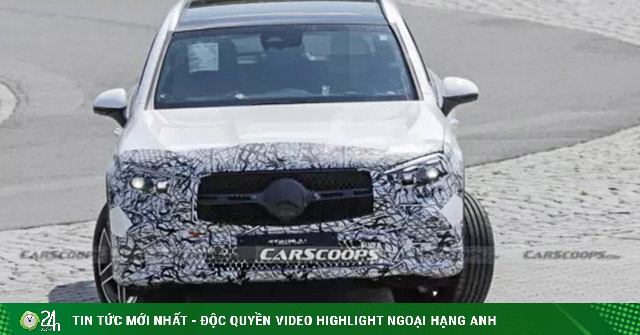 The new generation Mercedes-Benz GLC was caught on the test track