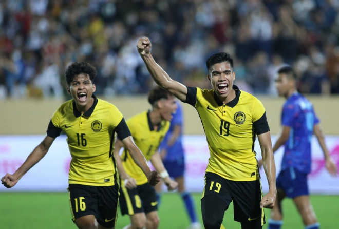 U-23 Thái Lan bất ngờ thua ngược U-23 Malaysia khiến cho cục diện bảng B rất khó lường. Ảnh: ANH PHƯƠNG.