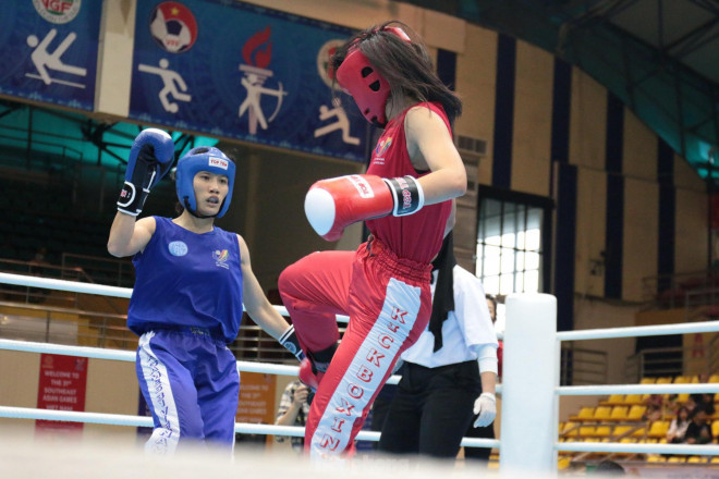 Hình ảnh ngày đầu tiên thi đấu môn Kickboxing tại SEA Games 31 - 5