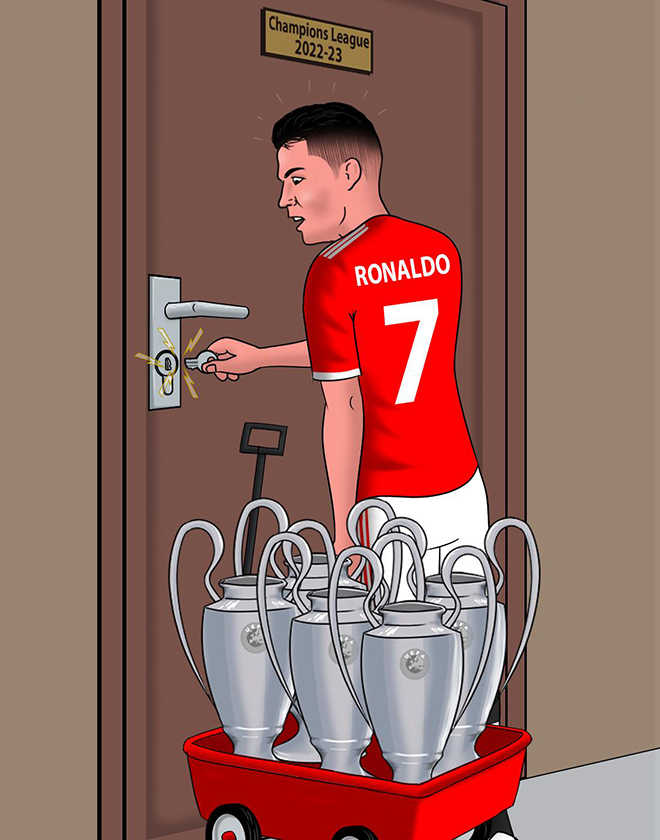 Cánh cửa C1 chính thức đóng lại với MU và Ronaldo.
