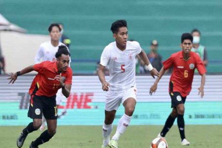 Video bóng đá U23 Timor Leste - U23 Myanmar: Rượt đuổi nghẹt thở, vỡ òa phút 90+5 (SEA Games 31)