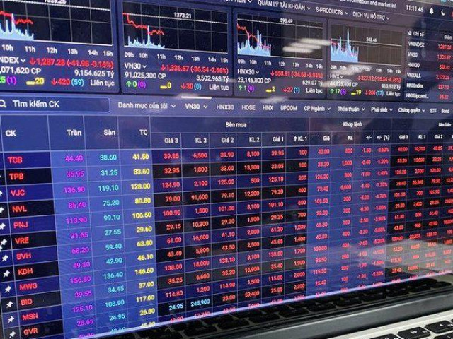 Cổ phiếu bị bán tháo, VN-Index thủng mốc 1.300 điểm