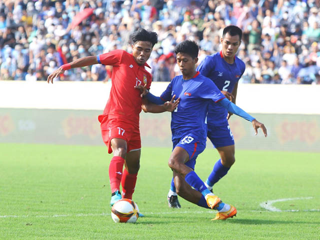 Trực tiếp bóng đá U23 Lào - U23 Campuchia: U23 Campuchia nhân đôi cách biệt (SEA Games 31)