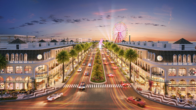 Venezia Beach – Tâm điểm mới trên cung đường các siêu resort (Ảnh phối cảnh)