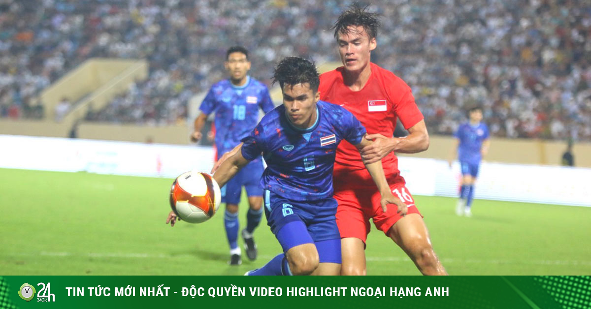 Thailand U23 – Singapore U23 football video: Penalty relieves pressure (SEA Games 31) (H1)