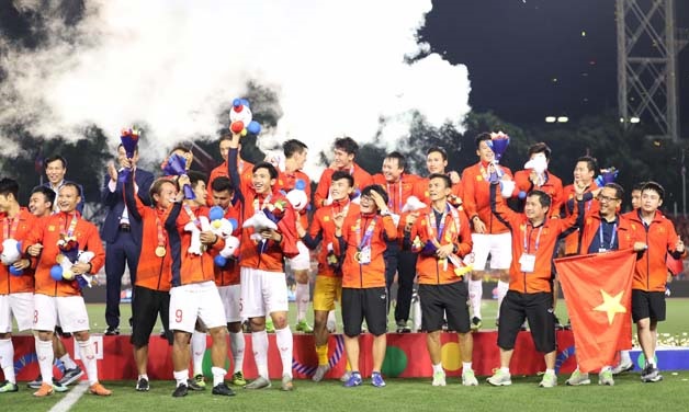 Các vận động viên giành huy chương tại SEA Games 31 sẽ được thưởng tối đa 75 triệu đồng. Ảnh minh họa