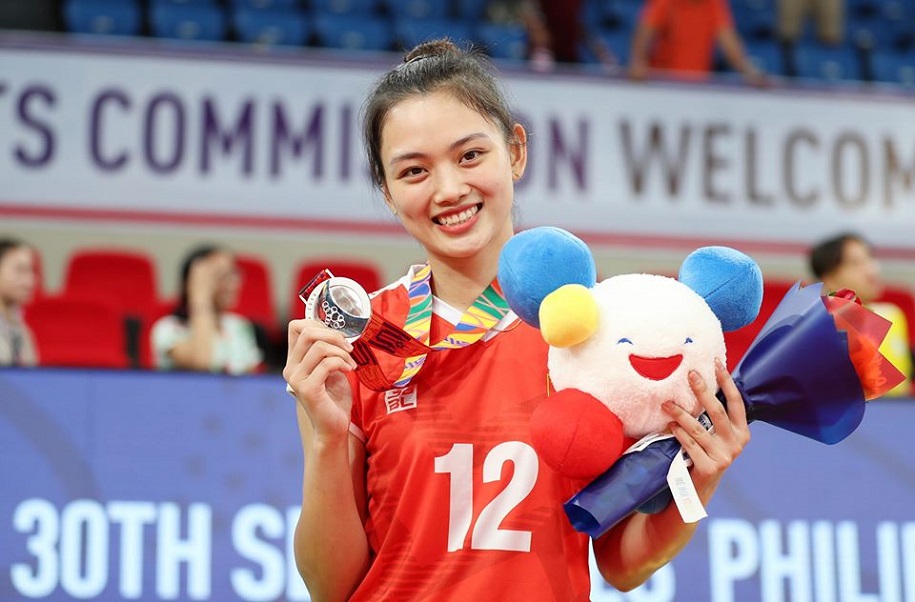 Hot girl volleyball is called "Miss new generation"  cause fever at SEA Games 31 - 1