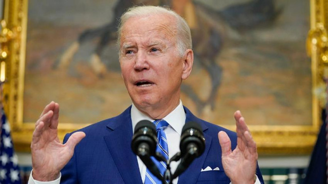 Tổng thống Mỹ Joe Biden. Ảnh: AP