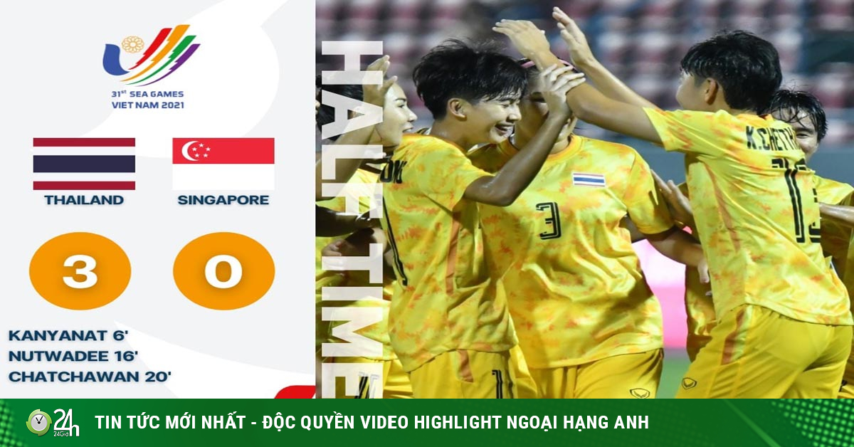 Video of Thailand women’s football – Singapore women’s team: Pre-emptive shock, 3 goals separate (SEA Games 31)