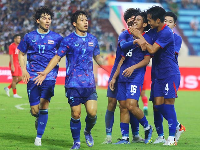 U23 Thái Lan thắng hủy diệt, kịch bản khó lường ở SEA Games 31? (Clip Tin nóng bóng đá 24h)