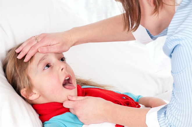 Treat sore throat properly so that the child does not have to be hospitalized for dangerous complications!  - 2