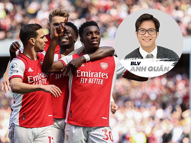 Bóng đá - BLV Anh Quân: Arsenal cách "thiên đường" Cúp C1 đúng 1 chiến thắng