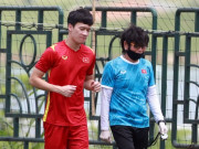 Bóng đá - U23 Việt Nam đấu U23 Myanmar: Hoàng Đức bất ngờ phải tập riêng, có kịp ra sân?