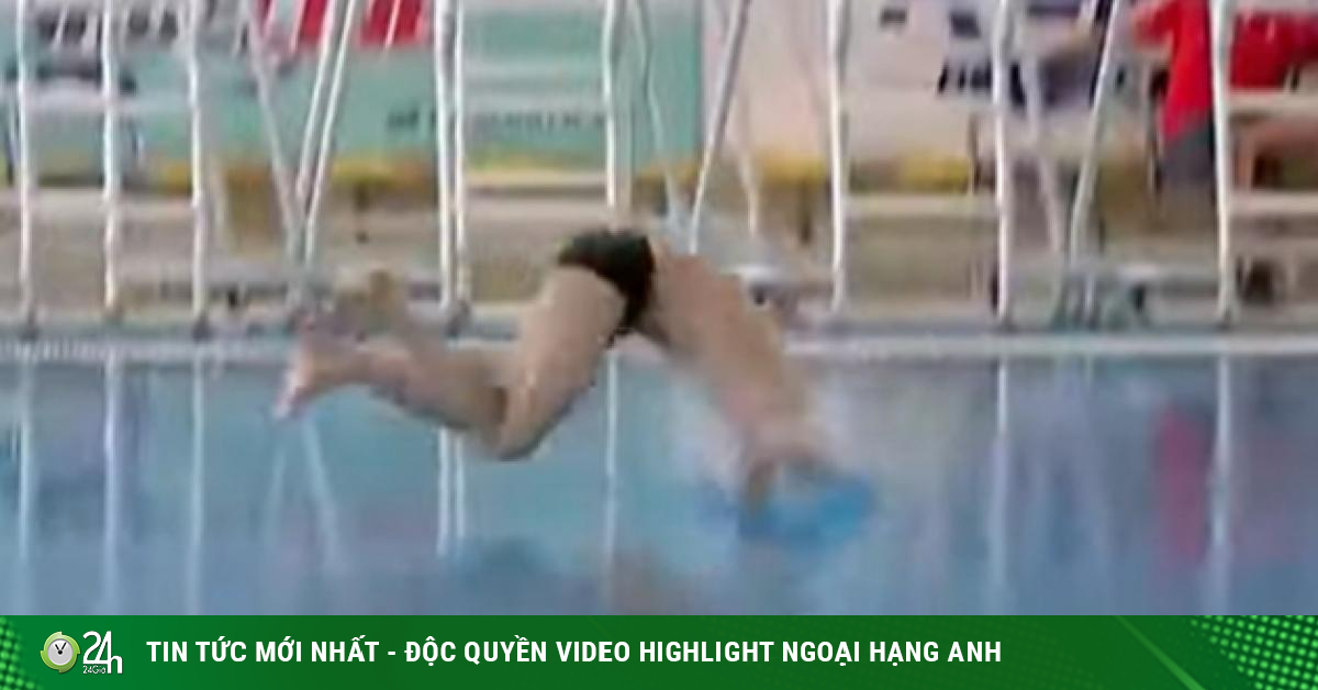 “Unlucky” athlete at SEA Games: Get all 0 points, jump to face water