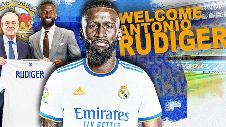 Rudiger đồng ý gia nhập Real Madrid theo dạng tự do