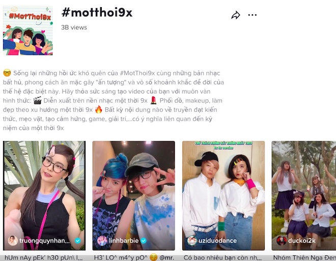 Top 3 trào lưu "hot" nhất TikTok tháng qua: Cao nhất hơn 35 tỉ lượt xem - 1