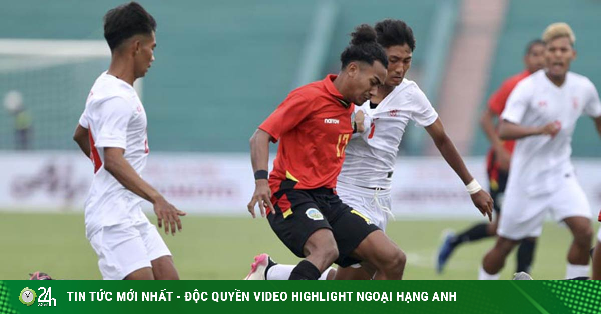 Not yet playing with U23 Vietnam, the top team of U23 Myanmar has a big disadvantage