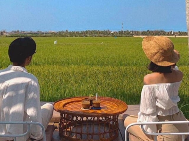 Du lịch - Hội An ăn điểm với loạt quán cà phê đồng lúa thoáng đãng nên thơ