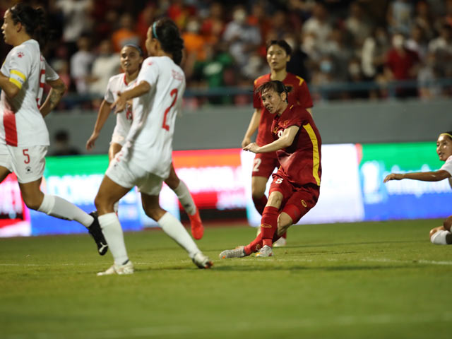 Trực tiếp bóng đá ĐT nữ Việt Nam - Philippines: Không có thêm bàn thắng (SEA Games 31) (Hết giờ)