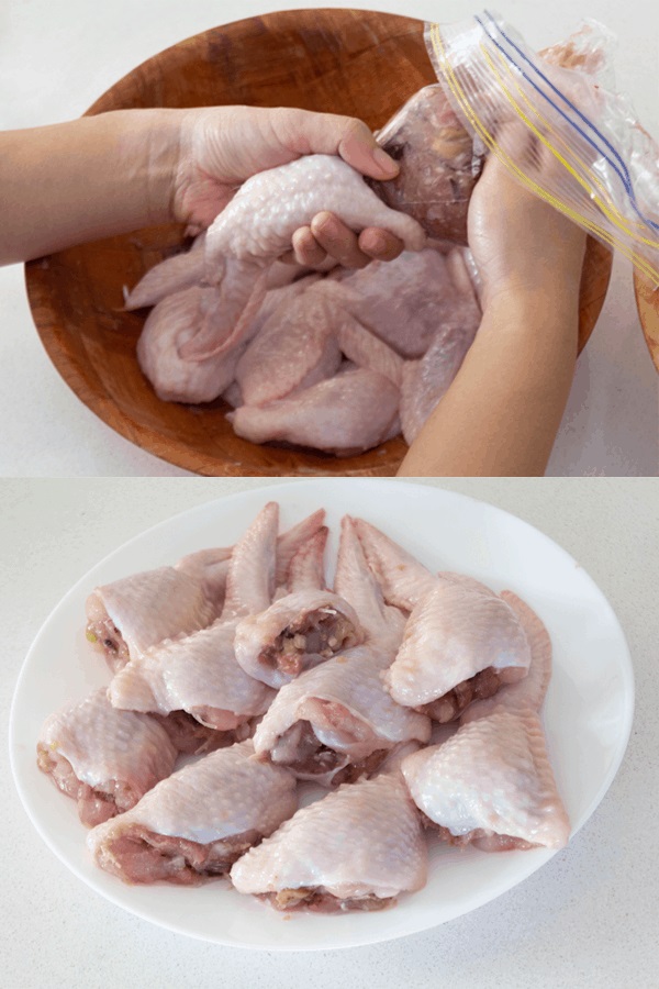 Chicken wings stuffed with sweet and sour sauce are hard to resist, even the children who are lazy to eat will crush them - 7