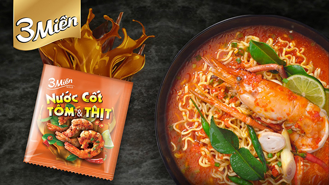 Gói nước cốt đậm đà nâng cấp tô mì ăn liền lên tầm cao mới