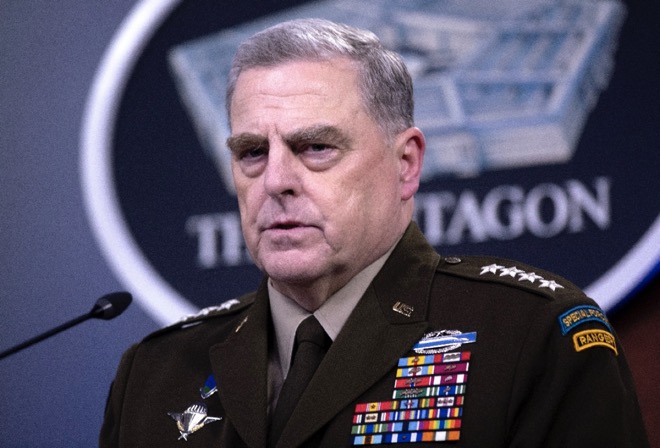Đại tướng Mark Milley, Chủ tịch Hội đồng Tham mưu trưởng Liên quân Mỹ.