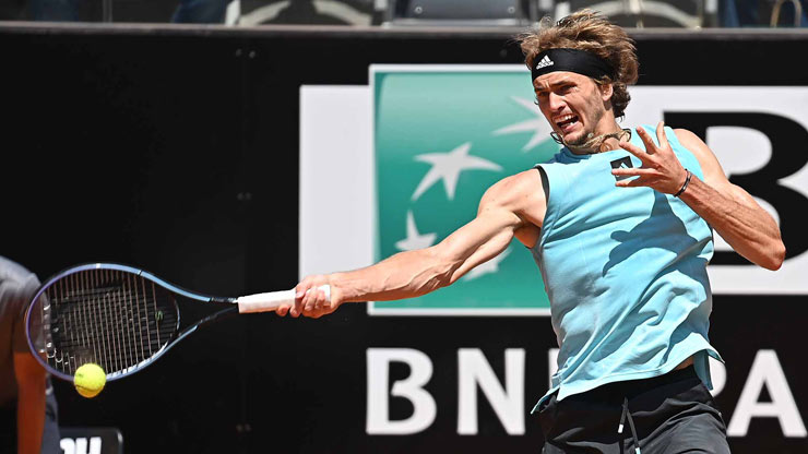 Hạt giống số 2 Alexander Zverev đang rất muốn chứng tỏ mình sau thất bại cay đắng trước Carlos Alcaraz ở chung kết Madrid Open cuối tuần qua