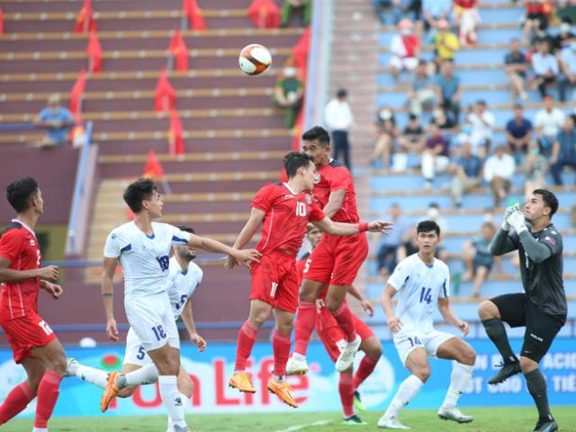 Video bóng đá U23 Philippines - U23 Indonesia: Ronaldo ghi dấu, đại tiệc 4 bàn (SEA Games 31)