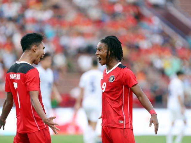 Bóng đá - Ronaldo của U23 Indonesia ăn mừng phấn khích như Ronaldo "xịn"