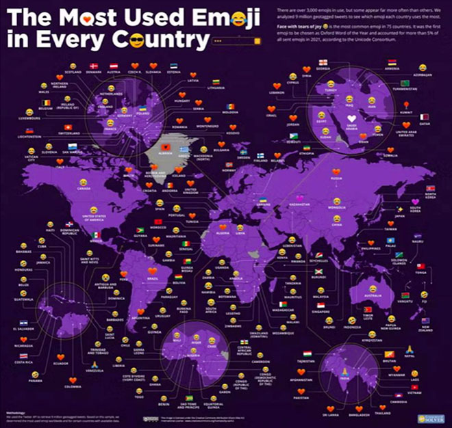 This is the most used emoji in the world - 3