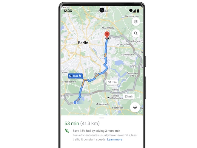 Live view and find ways to save gas with Google Maps - 3