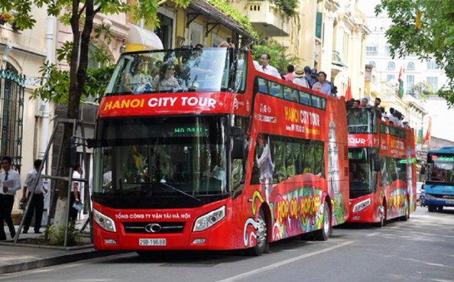 Tổng công ty Vận tải Hà Nội miễn phí dịch vụ xe buýt 2 tầng "Hanoi City Tour" cho đại biểu dự SEA Games 31.