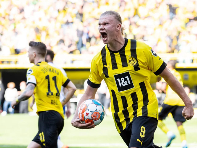 Bóng đá - Haaland chia tay Dortmund: Ghi bàn tri ân, cán mốc 86 bàn/89 trận