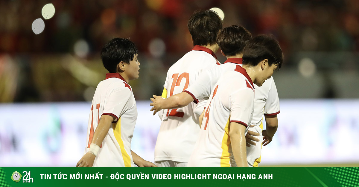 Nguyen Thi Van scored a double goal, the Vietnamese women’s team won 7-0
