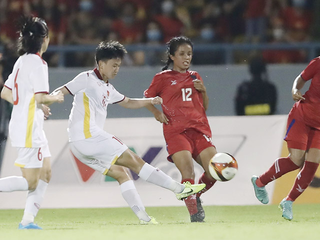 Bóng đá - Trực tiếp bóng đá nữ Việt Nam - Campuchia: Bàn thắng liên tiếp (SEA Games 31) (Hết giờ)