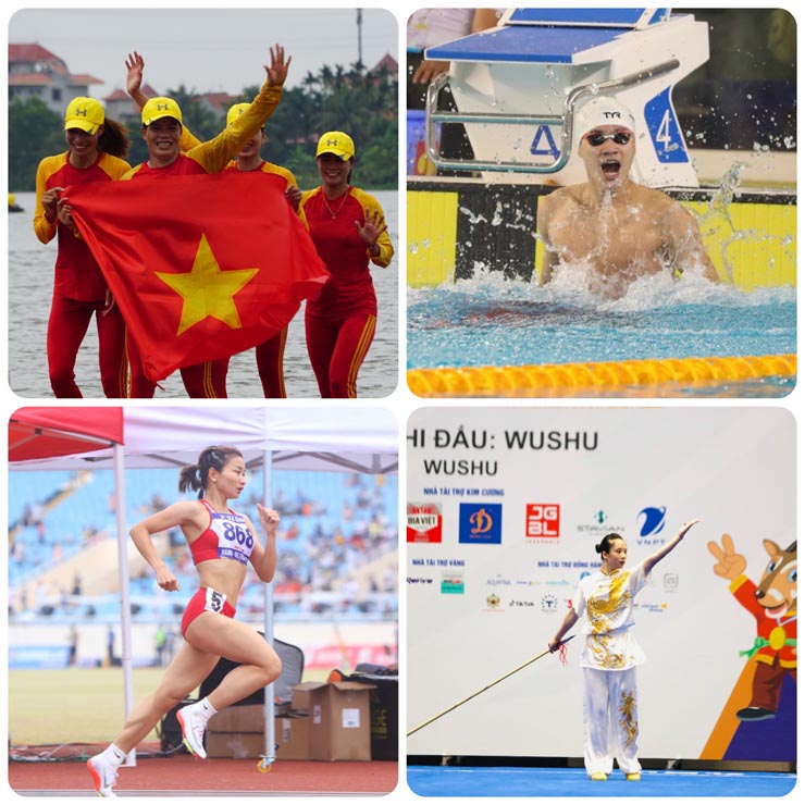 The brightest Vietnamese sports star at SEA Games 31: Who won the most gold medals?  - first