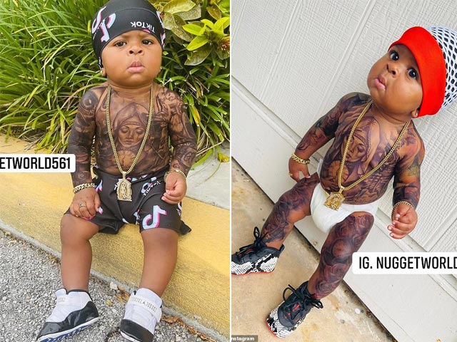 Bạn trẻ - Cuộc sống - Bà mẹ cho con trai "xăm" kín người như “xã hội đen” gây tranh cãi