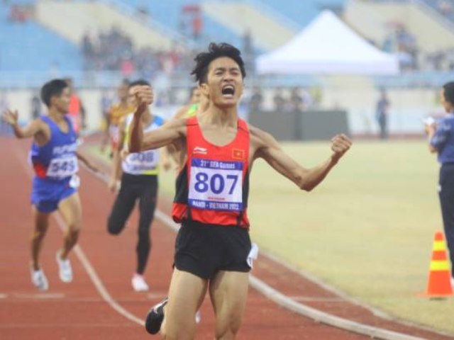 Thể thao - VĐV Việt Nam "như từ dưới đất chui lên" giành HCV chạy 1.500m SEA Games