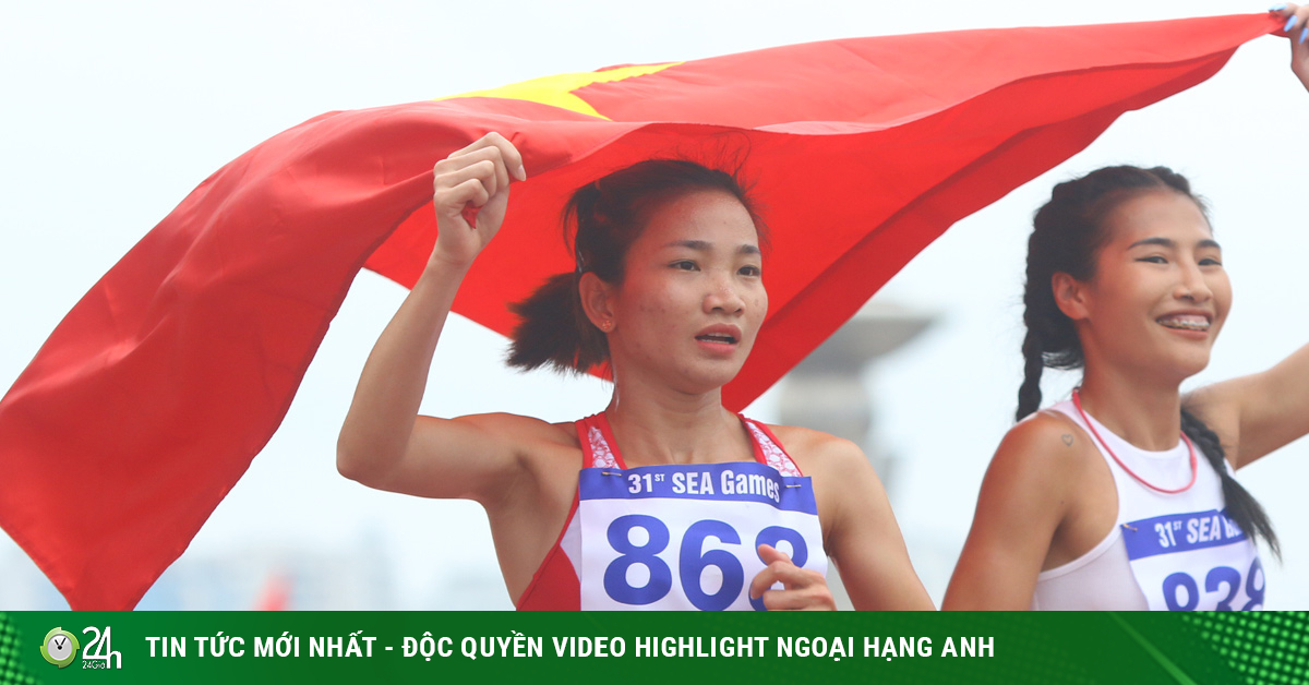 Nguyen Thi Oanh ran “accepting” the opponent more than 1 round of the field, 2 gold medals in one day