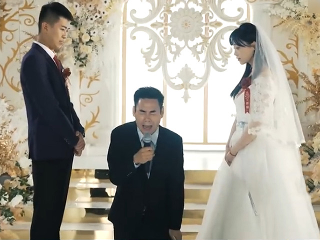 Clip hài hước - Chàng trai đang "thất tình" thì bị bắt đi làm MC đám cưới!