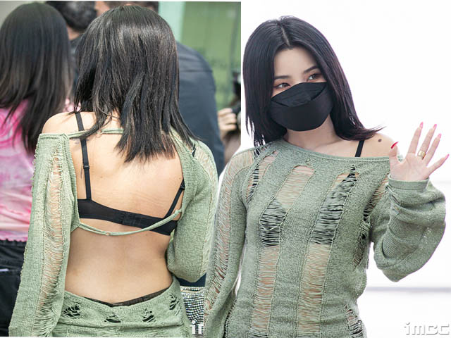 Thời trang - Mặc trang phục "thảm hoạ" ra sân bay, người đẹp Hàn Quốc nhận về chỉ trích