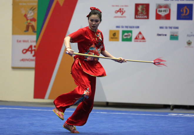 Ngắm nhan sắc tuyệt mỹ của các 'nữ hiệp' Wushu ở SEA Games 31 - 10